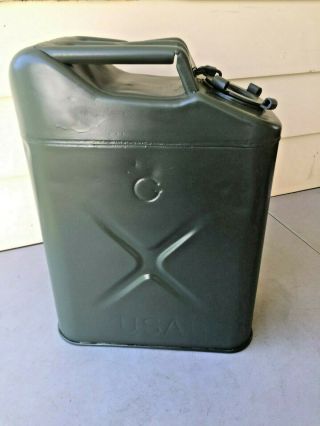 1944 Wwii Rheem Military 5 Gallon Jerry Fuel Can