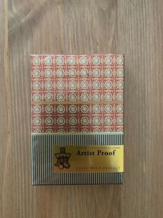 Equinox I (re - Print) Artist Proof - Playing Cards Kings Wild Project - Gilded