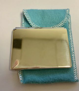 TIFFANY & Co.  STERLING SILVER DOUBLE FOLDING TRAVEL MINIATURE PICTURE FRAME 3