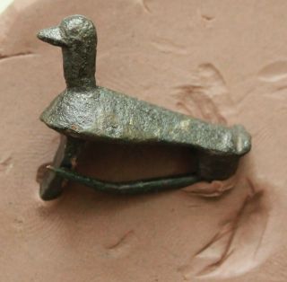 Ancient Roman Bronze Fibula & Brooch Bird Quality L=30x10x25m 33g