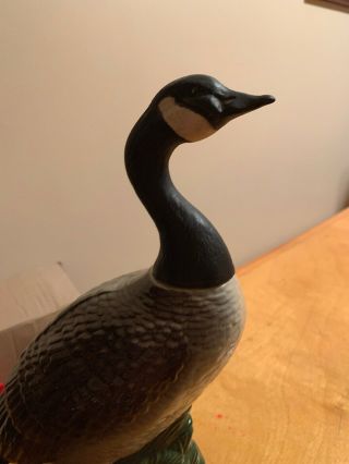 Vintage Lord Calvert Canadian Goose Decanter Collectible Bottle 1977 Great Cond
