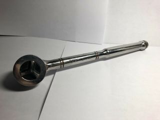 Vintage Craftsman Usa 9 - 43797 1/2 " Dr Ratchet Wrench With Thumbwheel