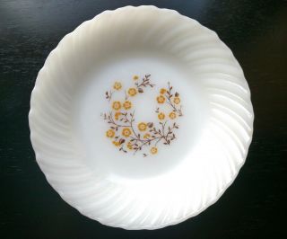 Set Of 3 Vintage Termocrisa Mexico White Milk Glass Salad Plates Bowls