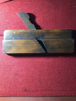 Antique Wood Molding Plane,  Engraved " A.  H.  Tully "