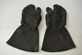 German Motorcycle Moto Leather Gloves Wehrmacht Ww2 Wwii