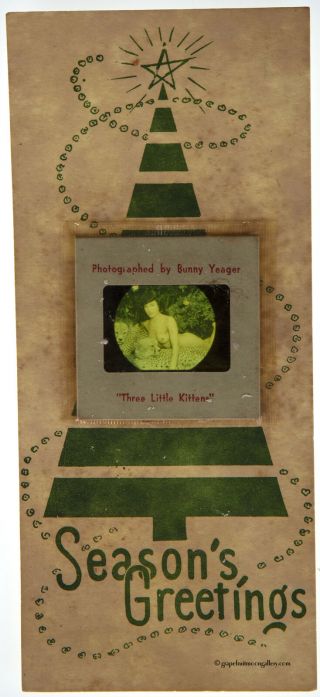 Bunny Yeager Estate Christmas Card Season 