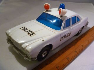 Vintage Plastic Hong Kong Lucky Toys Telsalda Jaguar Xj6 / Xj12 Police