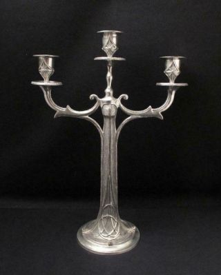Graeme Anthony Pewter Candelabra Candlestick Lord Of The Rings Gothic Celtic