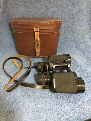 Vintage E.  Leitz Wetzlar 8x30 Binuxit Binoculars Serial 504520.