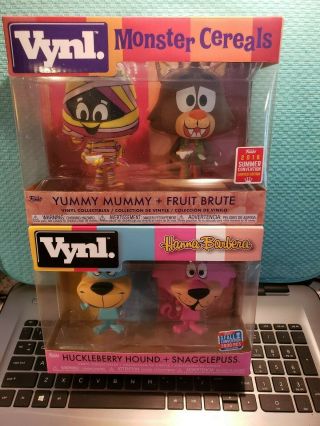 Funko Pop Huckleberry Hound Snagglepuss Vynl Set Nycc 2018 Official Exclusive