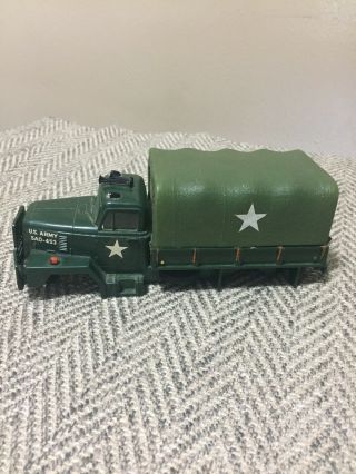 Vintage Ideal Motorific Toy Army Truck (body Only)