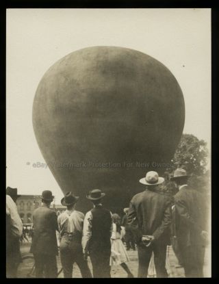 1908 MASON MICHIGAN AIR BALLOON,  AERONAUT ABNER AMSDELL LANSING MI BALLOONIST 3