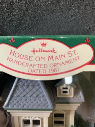 Hallmark Ornament Nostalgic Houses Shops House on Main Street 4 1987 2