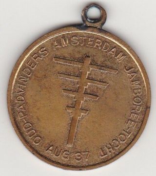 Boy Scout 1937 World Scout Jamboree Medal no ribbon 2