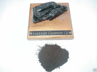Gilsonite Asphaltum 200 Mesh Powder One Pound