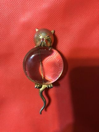 Vintage Jelly Belly Cat Pin