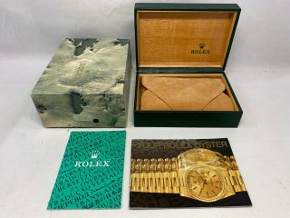 Vintage Rolex Gmt - Master 16710 Watch Box Case 68.  00.  55 Booklet 1010053