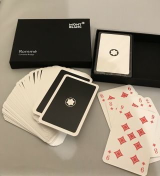 Mont Blanc Playing Cards Set Of 2 In A Box 5 Pack