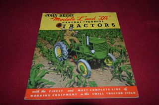 John Deere L & La Tractor For 1941 Dealer 