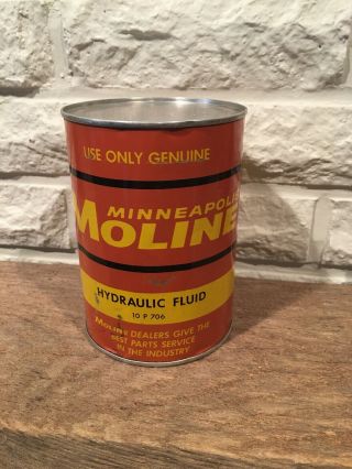 Minneapolis Moline Quart Can (full)