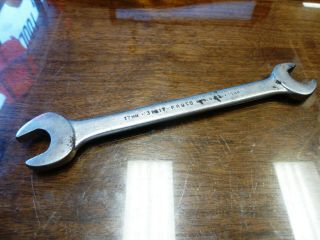 Proto 31617 16mm X 17mm Double Open End Wrench,  8 " Oal,  Chrome,  Usa