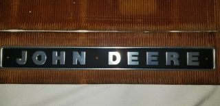 Vintage Old Stock " John Deere " Tractor Name Plate In