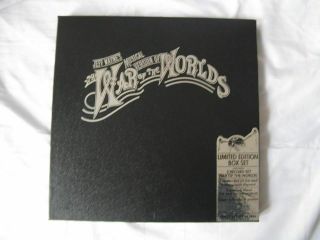 Jeff Wayne The War Of The Worlds Box Set 2lp/ 12 " /novel/ Poster Cbs Wow 100