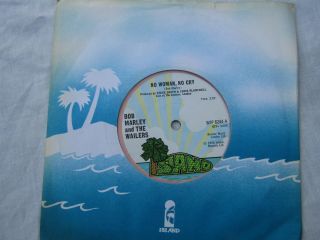 Bob Marley No Woman No Cry / Kinky Reggae Pink Rim Island 6244