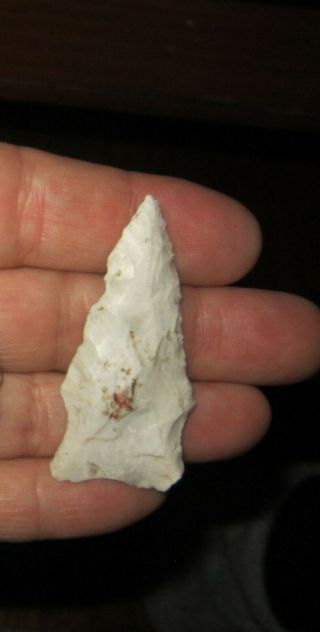 Well 2 1/4 " Missouri Authentic Side Notched Knife Artifact Arrowhead Spear