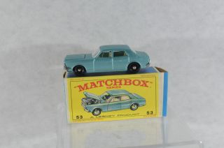 Vintage Lesney Matchbox 53 Ford Zodiac Mk Iv