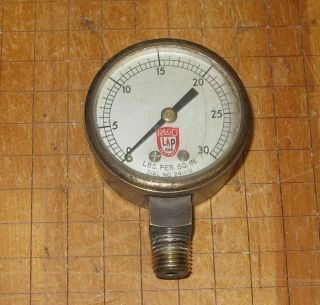 Rego 0 - 30 Psi Lp Gas Pressure Gauge Dial No.  2411 - U - U.  S.  Gauge 15146 - 1,  2 - 1/4 " D