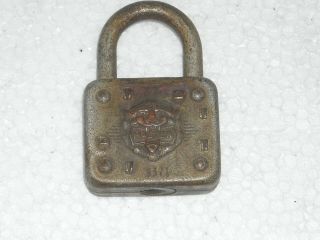 Vintage Master Lock 77 Lion Padlock
