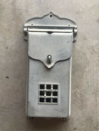 Vintage Cast Aluminum Old Mail Box