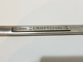Vintage Craftsman USA 6 Point Metric 15mm Combination Wrench VA Series 42872 2