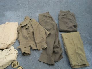 U.  S.  Army Ww2 " Ike " Jacket Sz 44r Pants,  Shirts,  And Some Photos And Paperwork