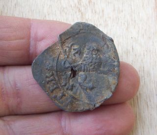 Medieval Cloth Seal Tuchplombe Lakenlood With Lion Detecting Find