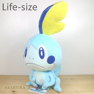 Pokemon Center Life - Size Plush Doll Sobble Toy Japan Sword Shield