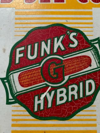Rob - See - Co Funk ' s G Hybrid Thermometer Wooden Sign Sonderegger Beatrice Nebraska 3