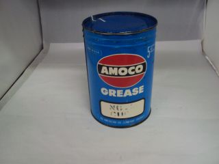 Vintage Advertising 5 Lb Amoco Grease Can X - 932