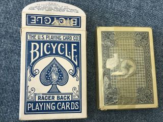 Deck 1940s Bicycle 808 Racer Back Playing Cards - Uspc Vintage