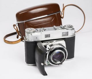 Vintage Kodak Retina Iiic Folding 35mm Rangefinder Camera W/ Xenon 50mm F2 Minty