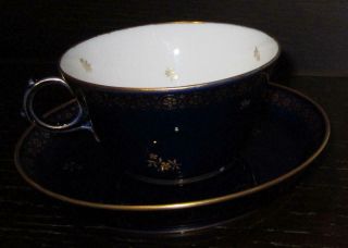 20th Century SEVRES French Porcelain Cup & Saucer EX HAROLD WILSON / DE GAULLE 1 3