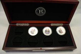 Bradford Exchange The 45th U.  S.  President Donald J Trump Proof Box Set 3 Coins