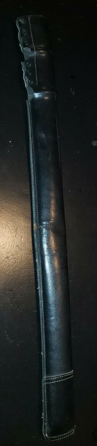 Ww2 Japanese Sword Shin Gunto Leather For Scabbard Only Collectible Part
