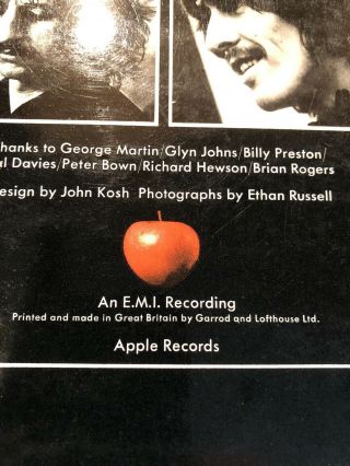 The Beatles Let It Be Lp Red Apple Sleeve Uk Orig Ex,  Audio