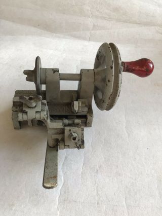 Russell & Erwin Russwin Cast Iron Key Cutting Machine With Slide Vintage Rare