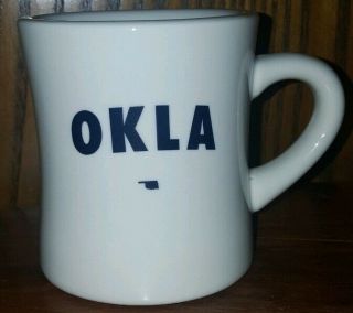Vtg Oklahoma Restaurant Style Ceramic Coffee Mug By M Ware