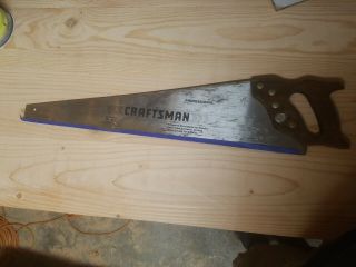 Vintage Craftsman 26 Inch Hand Saw 8 Ppi Tpi Straight Blade Handsaw