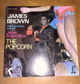 Vintage James Brown The Popcorn Lp King Record Ksd - 1055 Jazz Rare