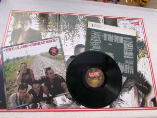 The Clash Lp Combat Rock Uk 1982 1st Press Near,  Poster Strummer